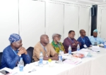 From left: Kabir Alabi Garba, Habib Aruna, Marcel Mbamalu and Dr. Isah Momoh